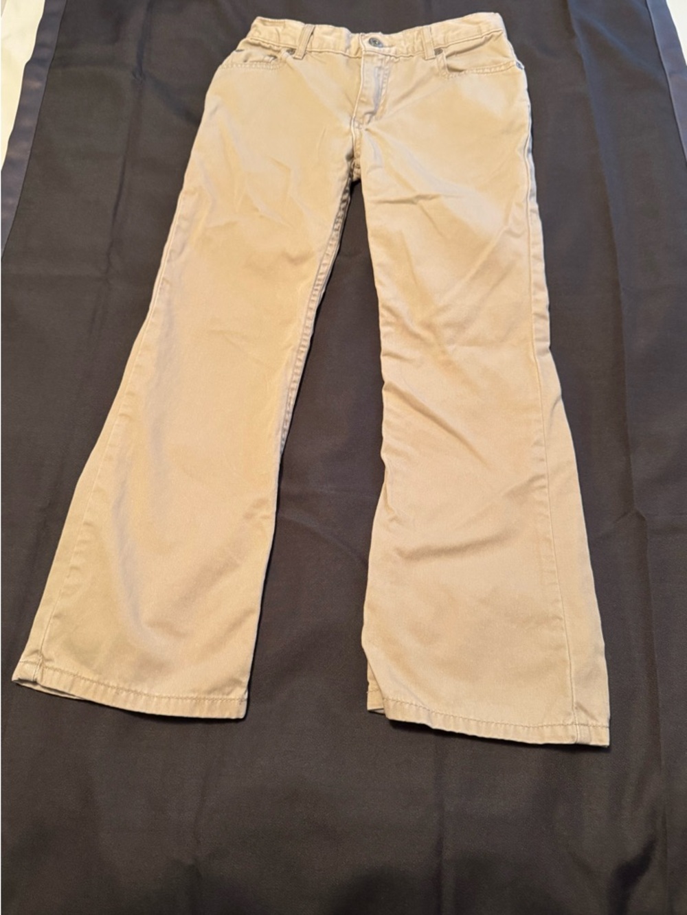 Faded Glory Toddler  Khaki Pants Size 7 - Straight Bootcut Chinos - EUC